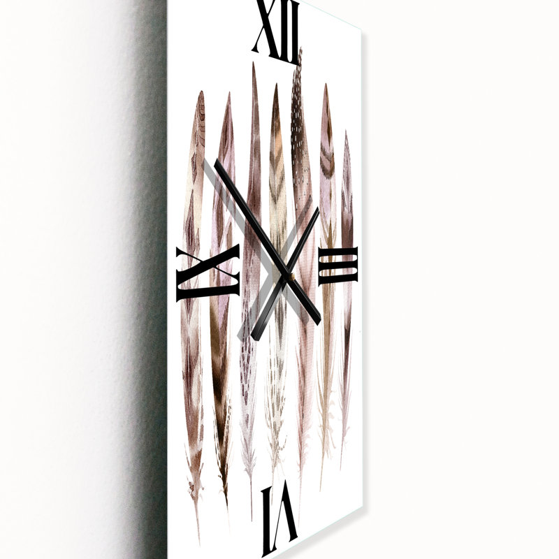 Horloge murale plume, Grand