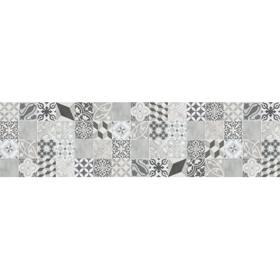 Adeline Vinyl Machine Printed Area Rug