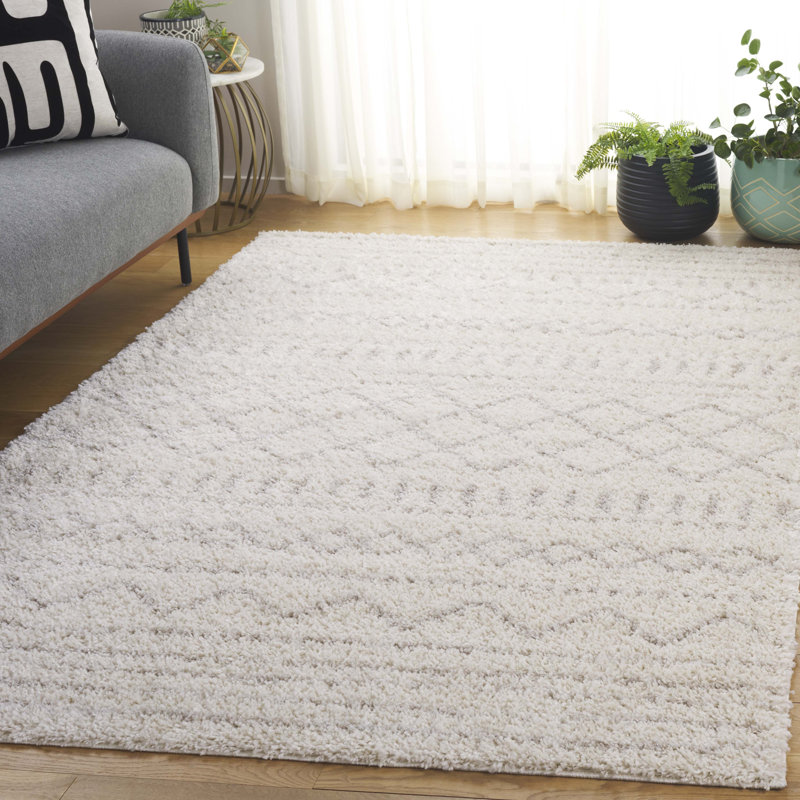 Develin Performance Chevron Rug, Rectangle 6'7" x 9'2", Ivory/Beige
