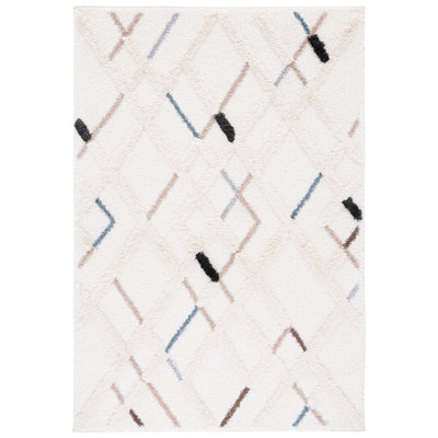 Bahrudin Hi-Lo Shag Performance Geometric Rug