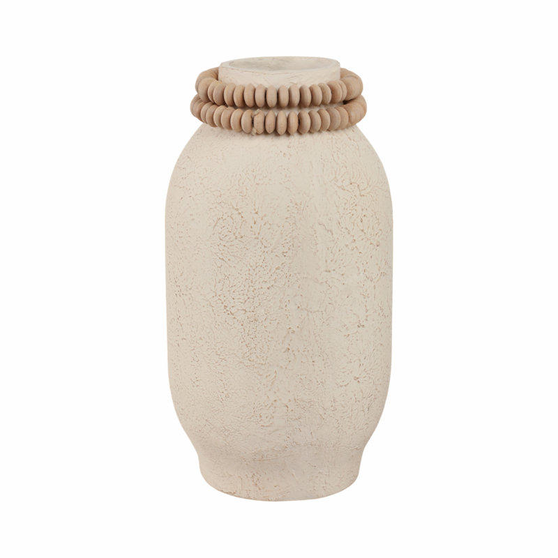 Albany Handmade Ecomix/Solid Wood Table Vase, 16" H x 8" W x 8" D