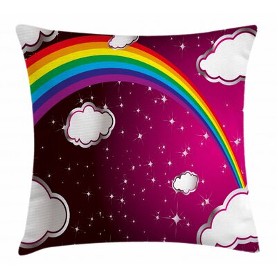 Rainbow Colored Image Indoor / Outdoor 28"" Throw Pillow Cover -  East Urban Home, 92C77B5FB1D846C69571B23952190E81