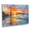 Décoration murale jaune et rouge Golden Gate Summer Sunset Glow IV - Ponts