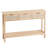 Rattan Console Table with 3 Storage Drawers