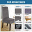 Housse pour chaise de salle à manger-139228659
