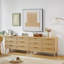 Double Dresser, Rattan Dresser With Drawers