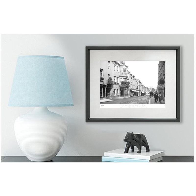 Dorchester, Kings Arms Hotel 1913 by Francis Frith - Single Picture Frame Print, 60cm H x 80cm W x 2.3cm D