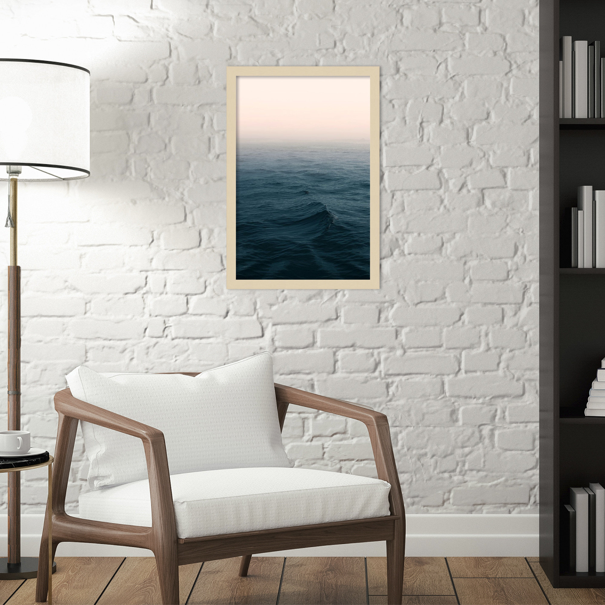 Ocean by Ian Winstanley, Brown, 28" W x 41" H