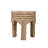 Paulownia Wood Carved Stool-338878631
