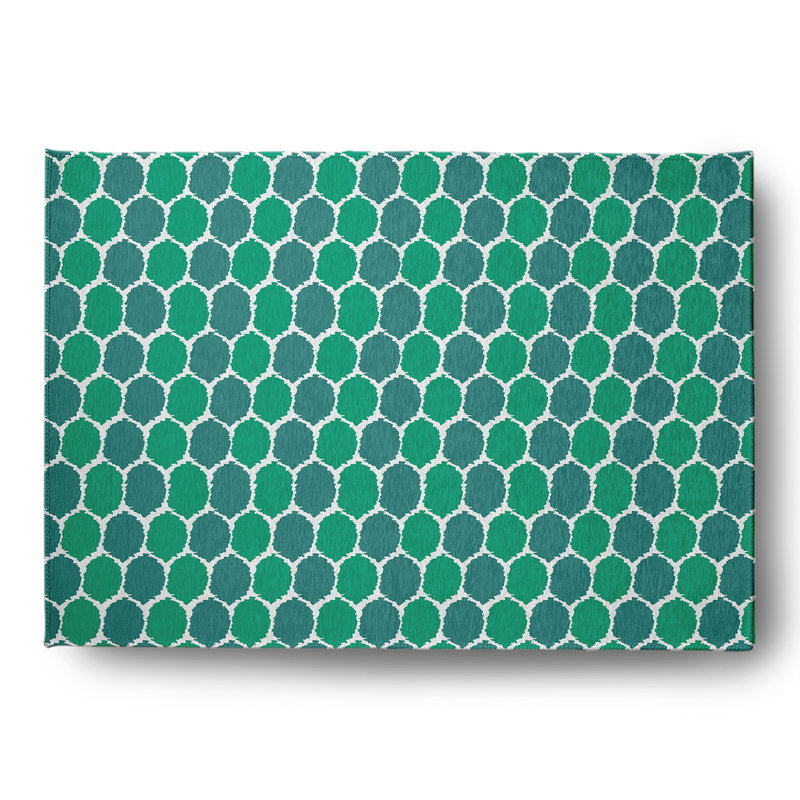 Chenille Geometric Indoor Rug, Rectangle 4' x 6'