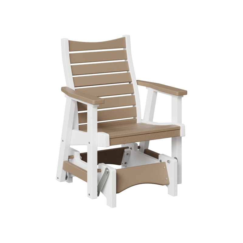 Fauteuil oscillant simple Berlin Gardens Bristol, Bois patiné / blanc