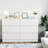 Modern Dresser for Bedroom with Spacious Countertop-368754041