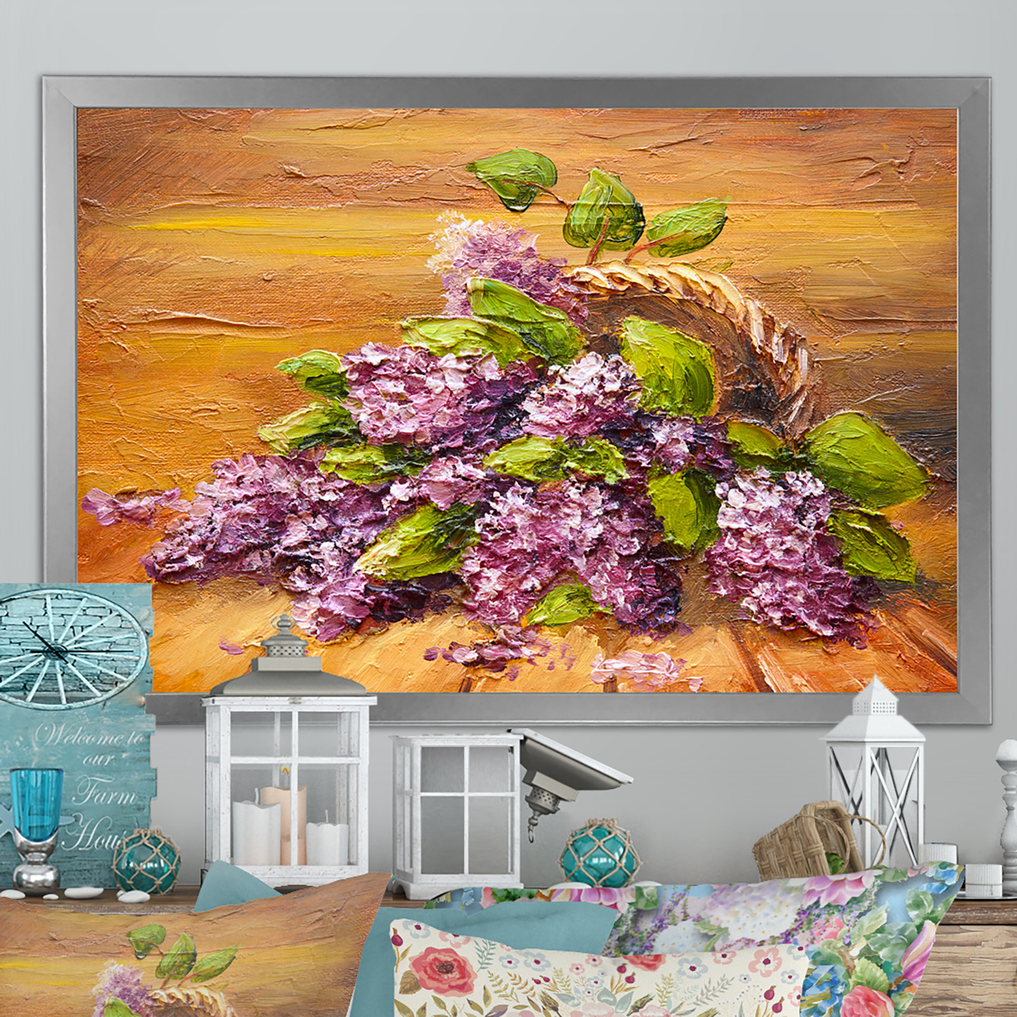 Winston Porter Still Life With Lilacs On Canvas Painting & Reviews