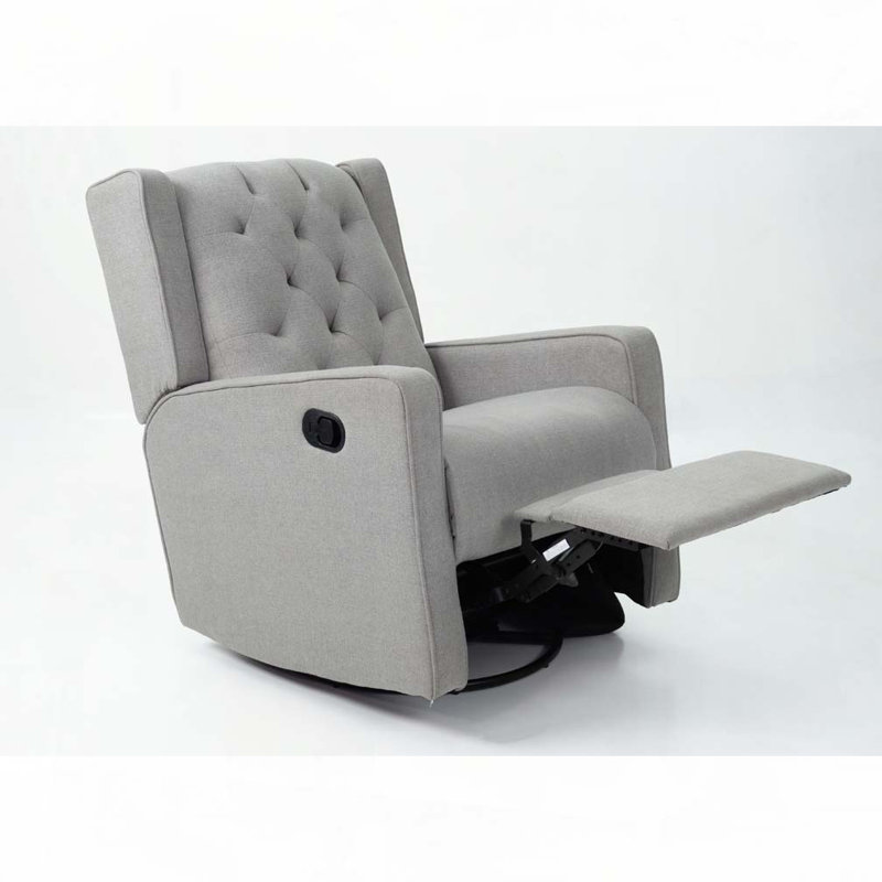 Fauteuil inclinable et pivotant pivotant, Gris foncé