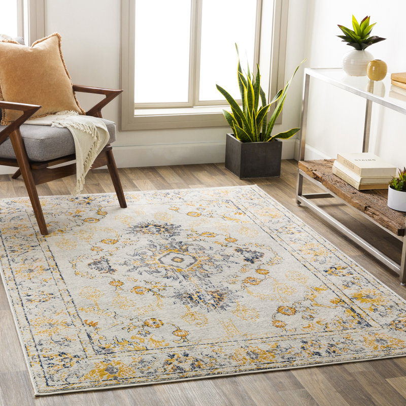 Oriental Vintage Yellow/Beige, Rectangle 200 x 275cm