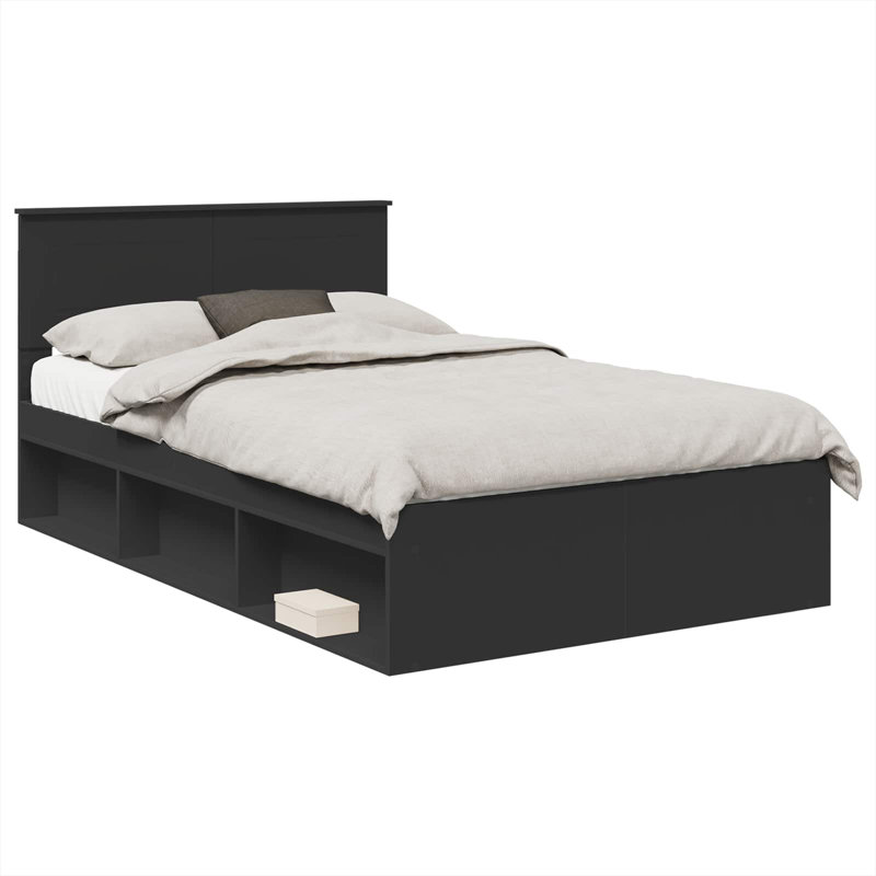 Bed, Black, Double (4'6)