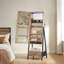 Armoire à bijoux avec miroir et tiroir inférieur pour femme - grand rangement, lumières de miroir intégrées, rangement supplémentaire à l'extérieur - idéal pour le maquillage du visage - P 14,6 po x l 16,3 po x H 61,8 po-98969541