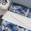 Ensemble de housse de couette Blue Victorian Scrollwork Victorian-1989896288