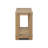 Keaton Itzo Console Table-Aged Smoked Oak