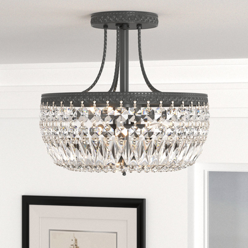 Plafonnier semi-encastré Ettinger Crystal