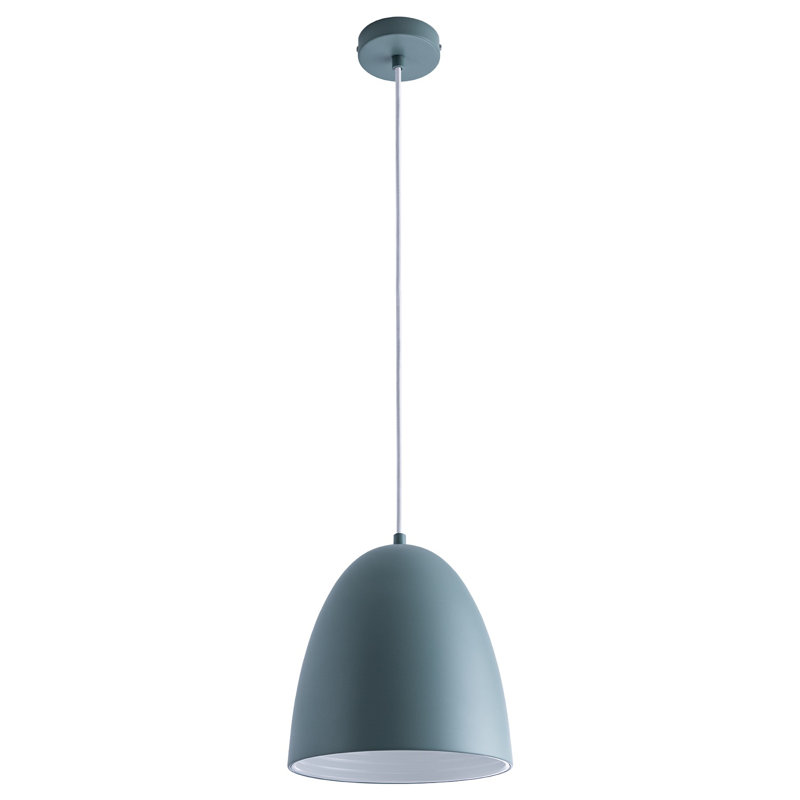 Hearns 1 - Light Single Pendant, Matte Green/White