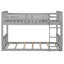 Lit superposé simple gris avec bois de pin stable et durable de couleur grise, matériaux de qualité-1059216560