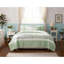 Ensemble de courtepointe en coton percale 6 pièces avec coussins pour lit double / grand-131602599