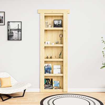 Unfinishedhiddendoor,Pivothinge,Doorframe,Doortrim