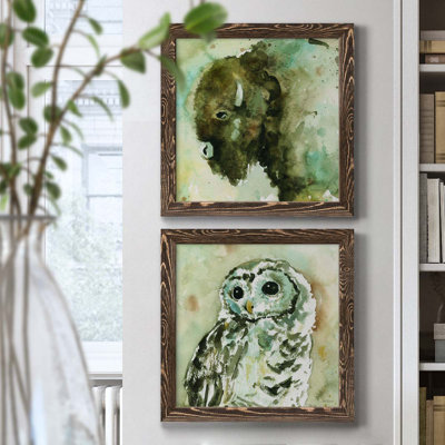 On Guard - Ensemble de 2 peintures sur toiles