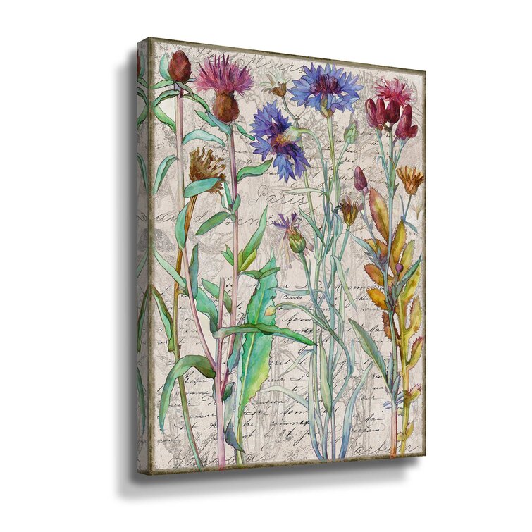Red Barrel Studio® Wild Flowers I On Canvas by Cora Niele Painting ...
