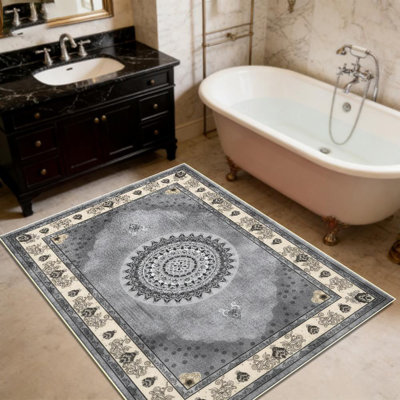 Moroccan Pattern Area Rug, Soft And Lightweight, Suitable For All Seasons, Easy To Maintain And Easy To Clean, Machine Washable Carpet Floor Mat, Suitable For Living Room, Bedroom, Hallway, Balcony, Office, Room Decor, Home Decor, Outdoor Decor