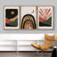 Illustration de formes abstraites géométriques de style Mid-Century Boho-84974987-84974989