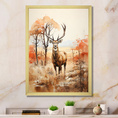 " Woodland Deer Wanderers I "
