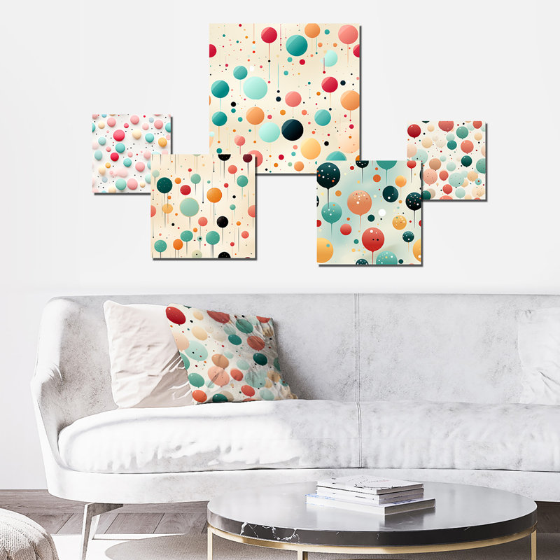 Cherylanne - Abstract Wall Decor Set Of 5