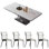 Modern simple rectangular home dining table sets