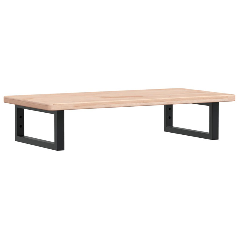 Bracket Shelf, 2.5cm H x 80cm W x 40cm D, Brown/Black