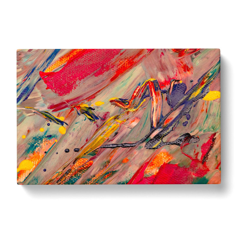 Abstract Art Painting Vol.12 by S.Johnson - Wrapped Canvas Painting, 35cm H x 50cm W x 3cm D