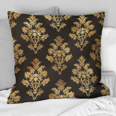 Coussin décoratif damassé Glam Patten II - Glam