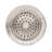 3-1/2" Post Style Kitchen Sink Drain Basket Strainer-105013549