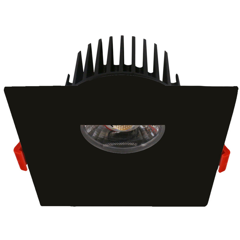 Recessed 4.5" LED Slim Profile Recessed Lighting Kit, Black, 3000K