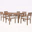 Ensemble repas en bois exquis pour divers espaces extérieurs-1241021119