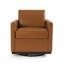 Upholstered Swivel Armchair-295190263