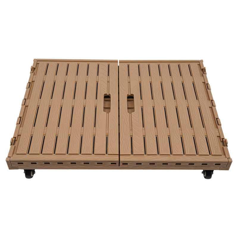 Foldable Rolling Crate With Wheels Foldable Storage Bin