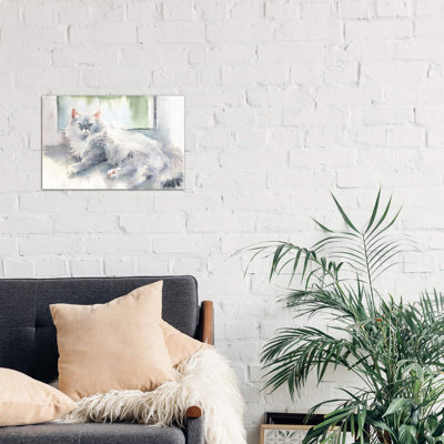 Liza The Cat - Wrapped Canvas Painting