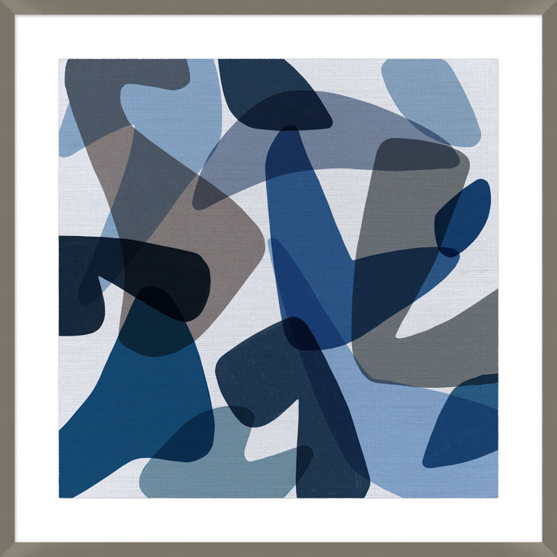 "Modern Blues 2" par Christopher Kennedy - cadre photo, impression sur toile