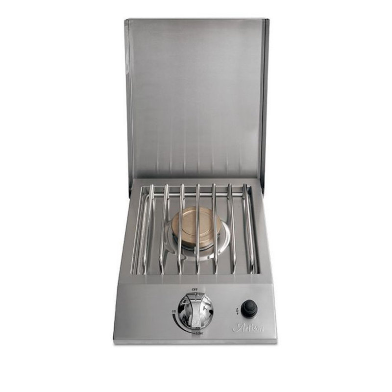 12'' Stainless Steel Propane Drop-In Side Burner