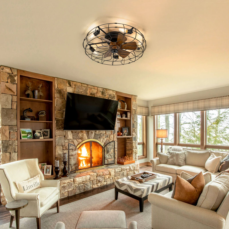 59.94cm Ceiling Fan with Light Kit