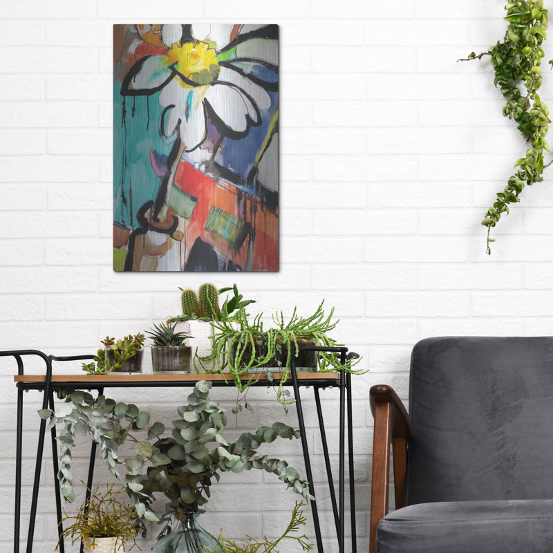 «Kitchen Windowsill» par Alice Weil, art mural, H 16 po x l 12 po