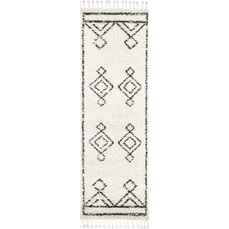 Adian Off-White Area Rug, Runner 2'6" x 10'