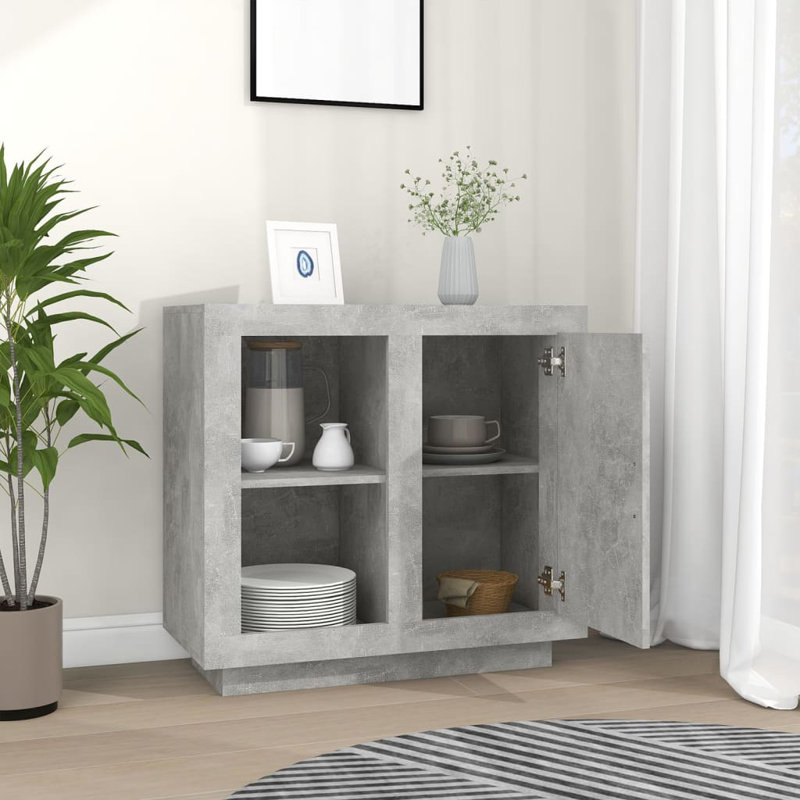 Mathison 80cm Sideboard, Concrete Grey
